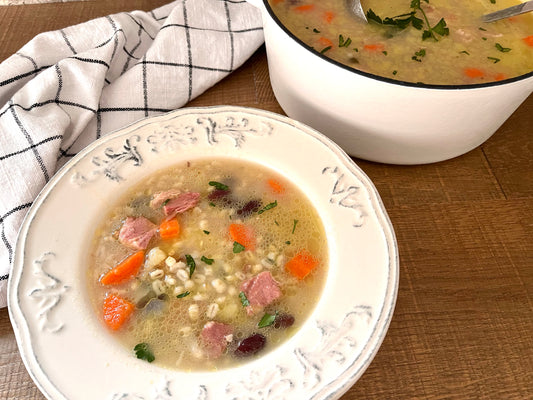 Slovenian Ričet Soup Recipe | Smoked Ham & Barley Soup