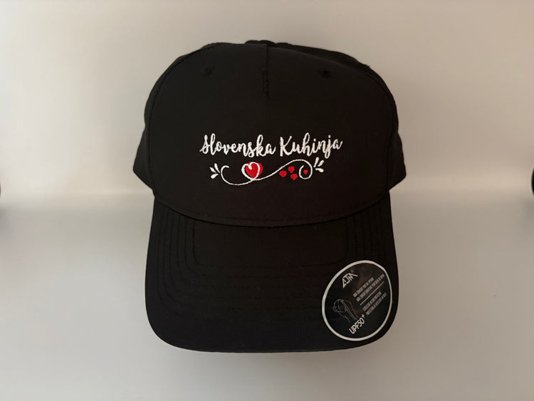 Slovenska Kuhinja Ponytail Baseball Cap – Embroidered | Polyester Pearl Nylon UPF50+