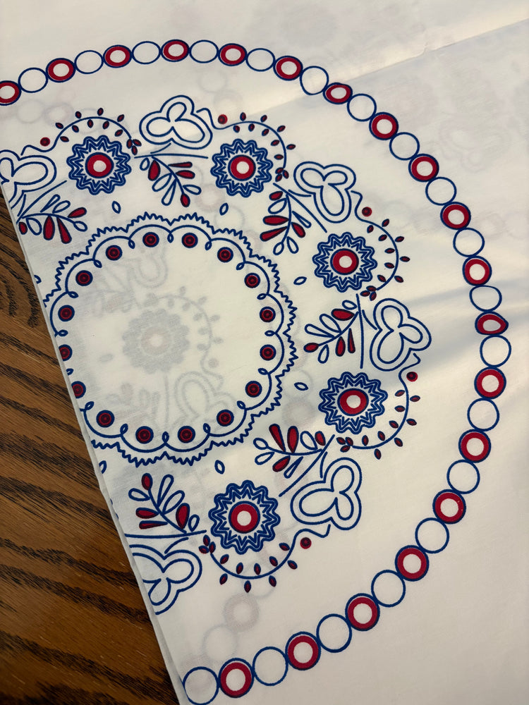 Slovenian Cotton Tablecloth – Handmade & Hand-Printed | Slovenska Kuhinja Collection