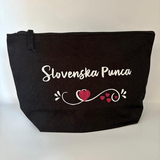 NEW! SLOVENSKA PUNCA Travel Toiletry Cosmetic Bag for Women | LARGE | Made in Slovenia