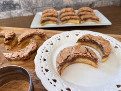 CHOCOLATE WALNUT MERINGUE CAKE | Orehove Čokoladne Rezine