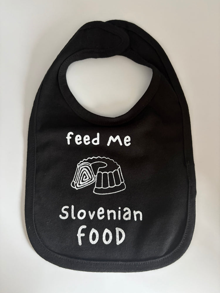 Feed Me Slovenian Food Baby Bib
