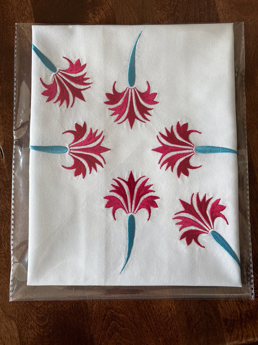 NEW! Nageljčki | Slovenian Carnations | Embroidered Napkin for Žegen