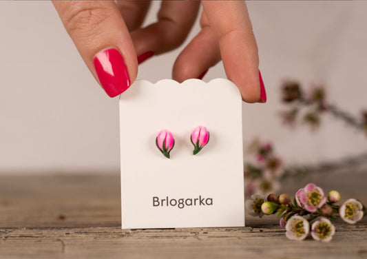 NEW! TULIP EARRINGS | Handmade in Slovenia | Customer Favourite