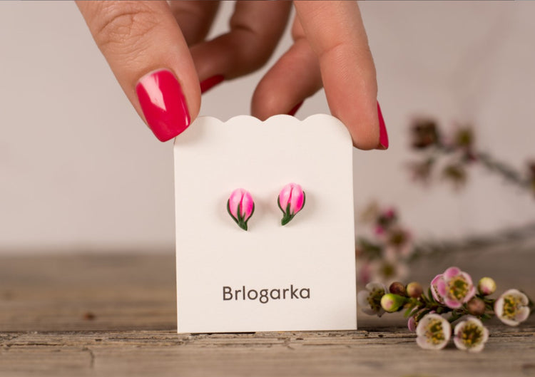 NEW! TULIP EARRINGS | Handmade in Slovenia | Customer Favourite