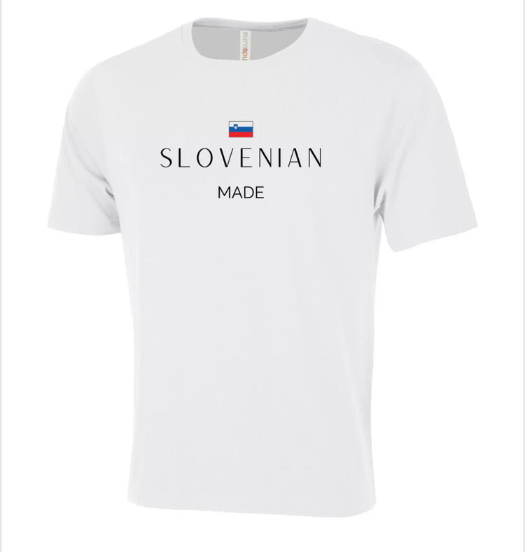 Best-Selling Ladies Tee – Srce Bije za Slovenijo Now in White