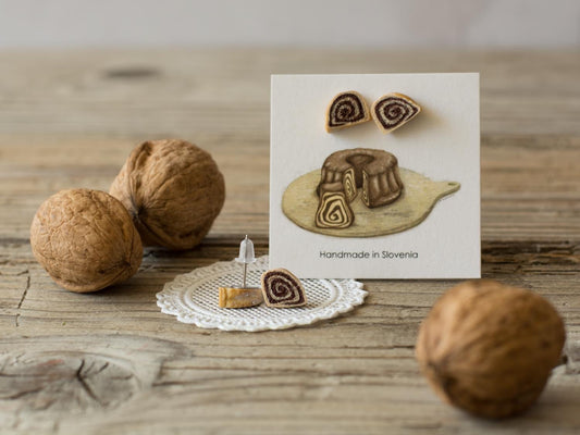 Slovenian Potica Earrings | HANDMADE 🇸🇮 EARRINGS | #1 BESTSELLER