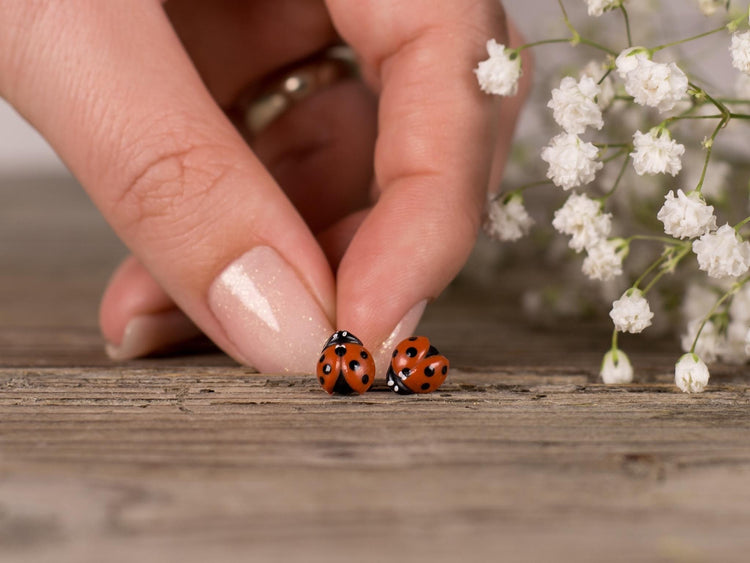 Ladybug Earrings | Pikapolonica Earrings | HANDMADE 🇸🇮 EARRINGS