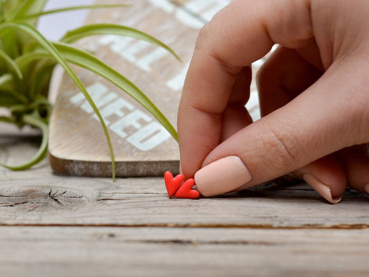Handmade Slovenian Little Heart Earrings | NEW COLOURS AVAILABLE!