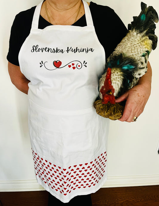 Slovenska Kuhinja Cotton Apron | Slovenian Apron