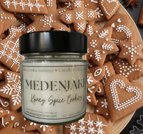 NEW! Medenjaki Candle | Slovenian Honey Spice Cookies