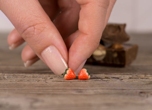 NEW! Strawberry Earrings |HANDMADE 🇸🇮 EARRINGS