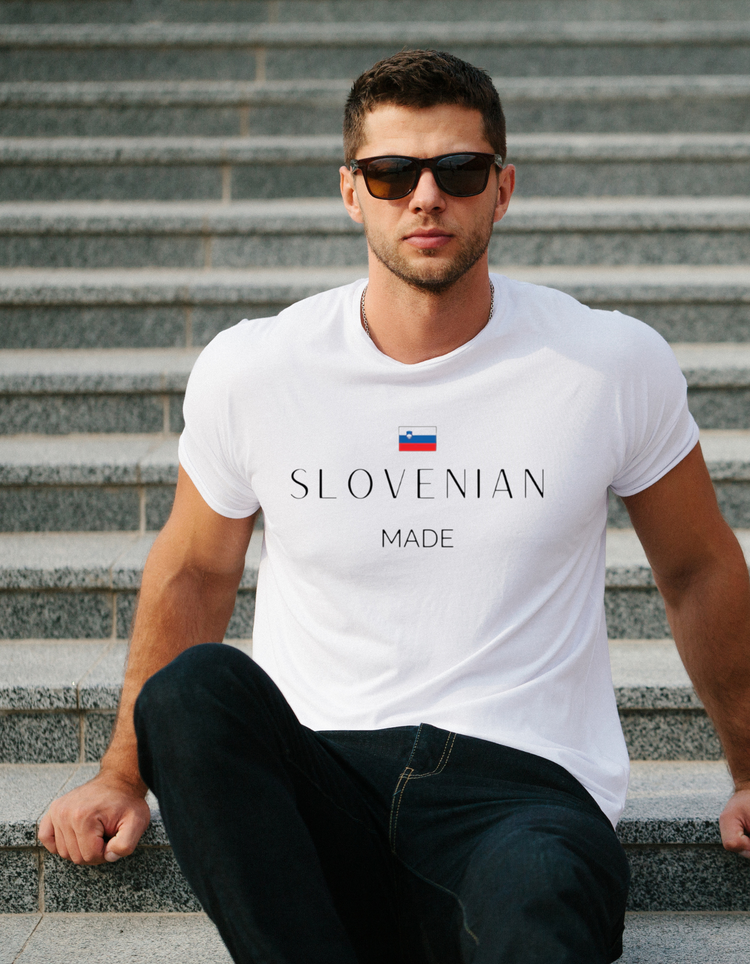 Best-Selling Ladies Tee – Srce Bije za Slovenijo Now in White