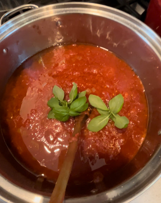 Michelle’s Homemade Tomato Sauce (Sugo)