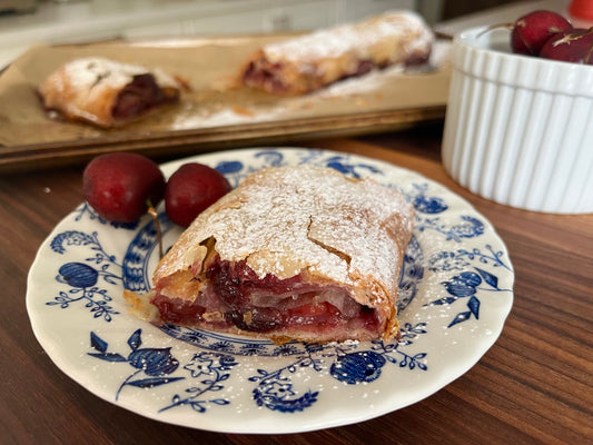 Mama's Cherry Strudel Recipe | Češnjev Štrudelj (SLOVENIAN RECIPE)