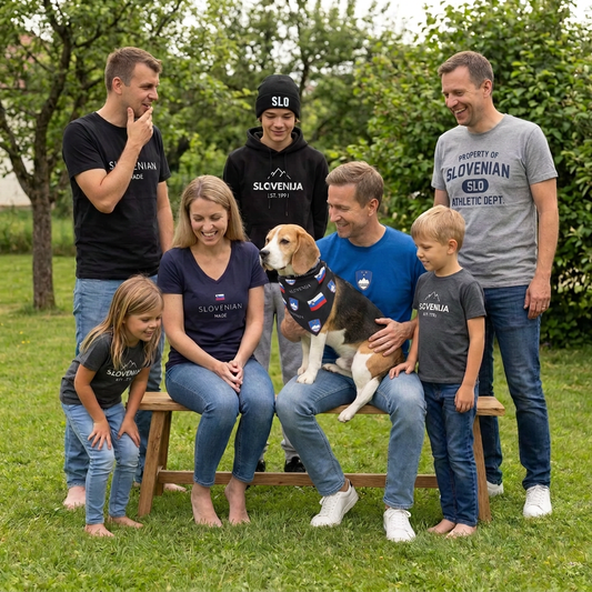 Slovenian Apparel (Adult & Kids Sizes Available)
