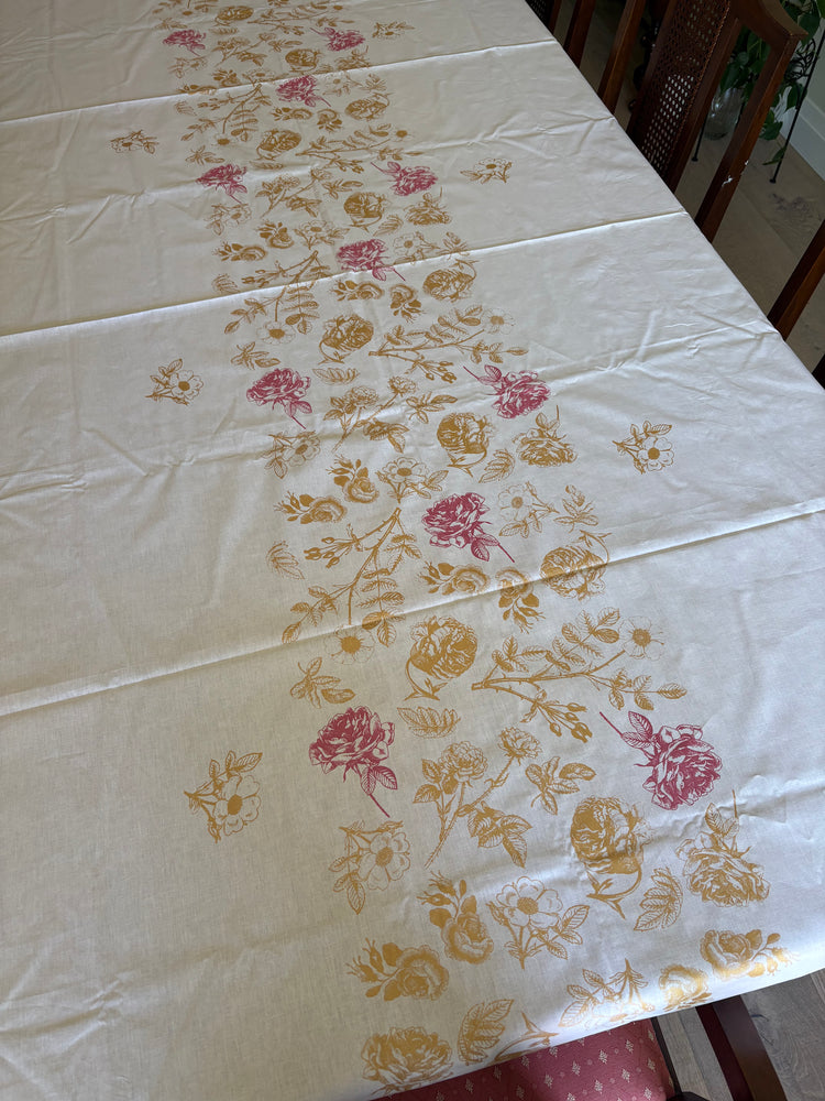 New! Slovenian Cotton Tablecloth – Handmade & Hand-Printed | Slovenska Kuhinja Collection