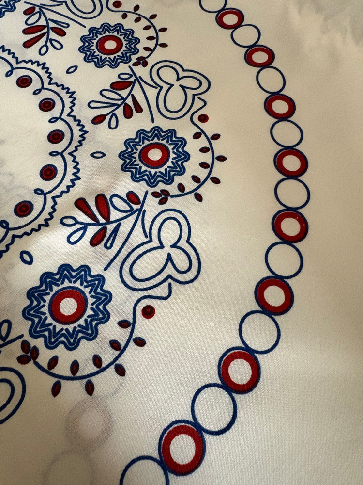 Slovenian Cotton Tablecloth – Handmade & Hand-Printed | Slovenska Kuhinja Collection