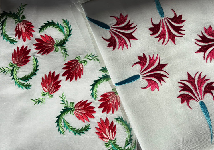 NEW! Nageljčki | Slovenian Carnations | Embroidered Napkin | Handmade in Slovenia