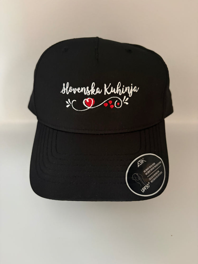Slovenska Kuhinja Ponytail Baseball Cap – Embroidered | Polyester Pearl Nylon UPF50+