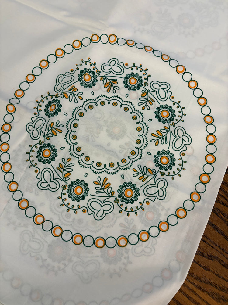Slovenian Cotton Tablecloth – Handmade & Hand-Printed | Slovenska Kuhinja Collection