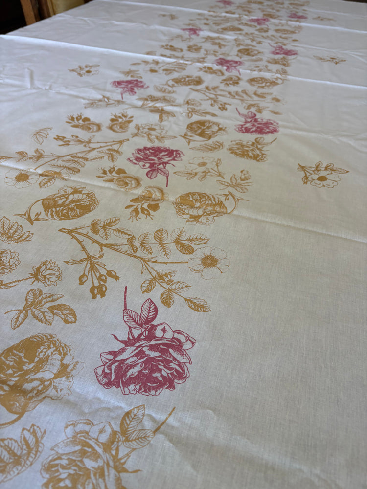 New! Slovenian Cotton Tablecloth – Handmade & Hand-Printed | Slovenska Kuhinja Collection