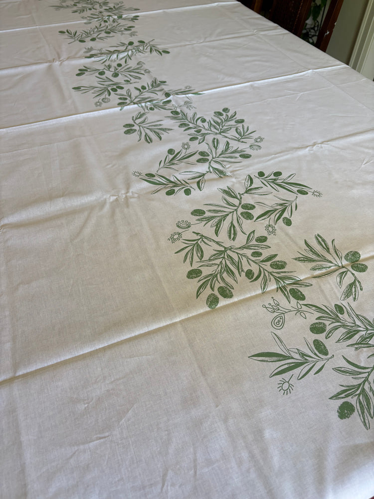 New! Slovenian Cotton Tablecloth – Handmade & Hand-Printed | Slovenska Kuhinja Collection