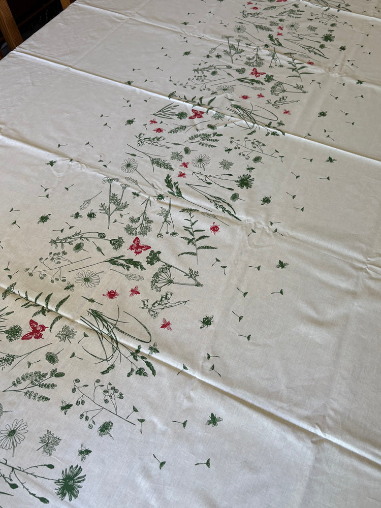 New! Slovenian Cotton Tablecloth – Handmade & Hand-Printed | Slovenska Kuhinja Collection