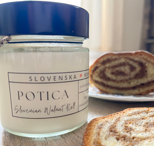 Potica Candle | Slovenian Walnut Roll Candle | #1 BESTSELLER | RE-Stock Coming Soon!