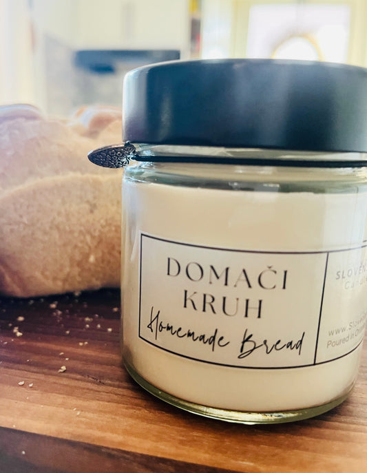 Sourdough Bread Candle | Slovenian Domači Kruh | 100% Soy wax