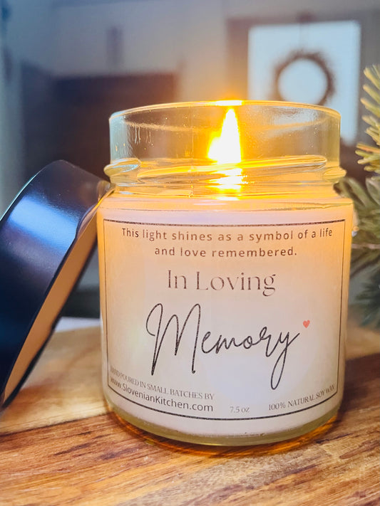In Loving Memory | Candle