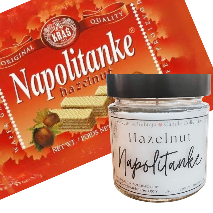 Hazelnut Napolitanke | Hazelnut Wafer Cookies Candle |  RE-Stock Coming Soon!
