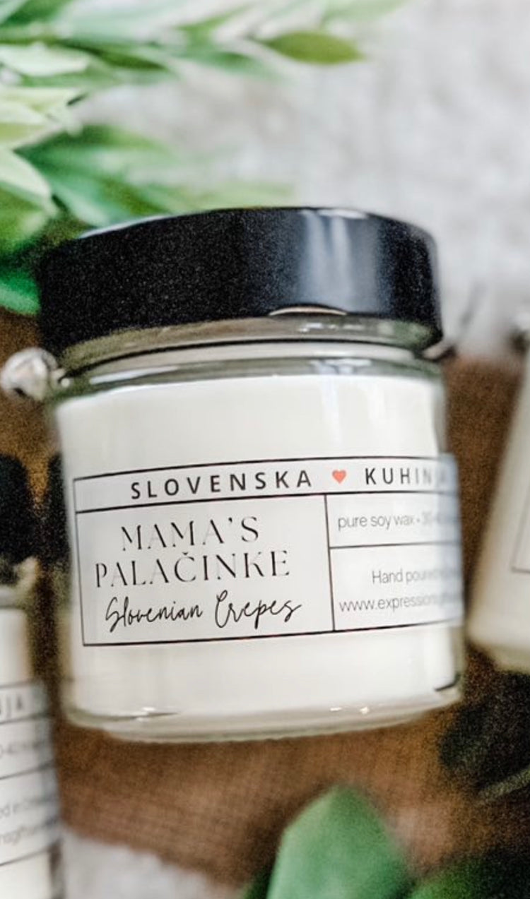 Slovenian Crepes Scented Candle | Palačinka Candle